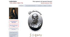 Desktop Screenshot of gwleibniz.com